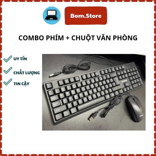  Combo phím chuột văn phòng có dây giảm ồn full size chuột nhạy hyperx pulsefire ban phim bàn 