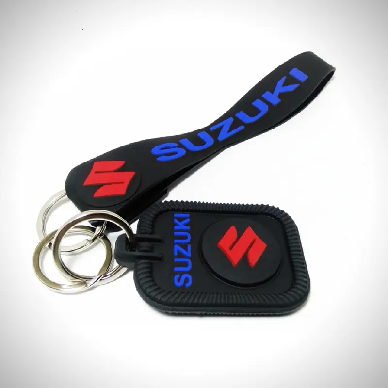 Variasi Gantungan Kunci Motor Suzuki 3D Rubber Keyring 0