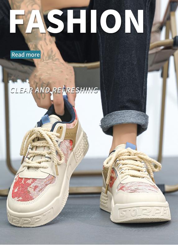 Product Introduction of JINTOHO Fashion Trend Running Sneakers for Men Comfort Hard-wearing Athletic Shoes Outdoor Lace-up Tenis Men Shoes 19