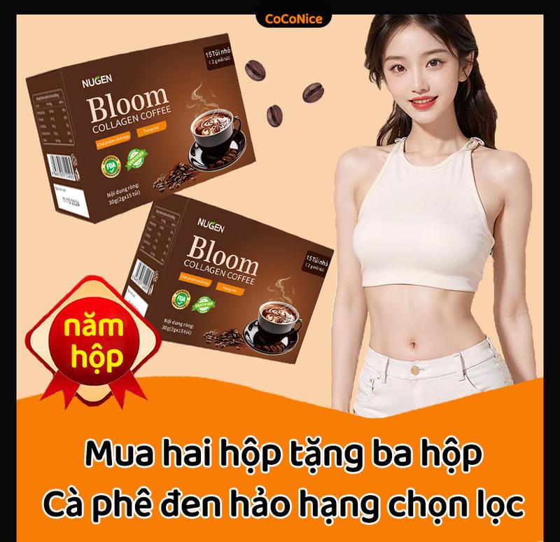 【Mua hai tặng năm Cà phê đen cao cấp tuyển chọn gói Cafe coffee