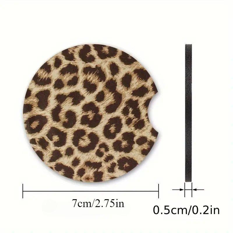 Car Cup Holder Coaster, Round Anti-slip Car Cup Holder Pad, Cute Auto Parts, Car Interior Decoration Accessories for Women & Men 6