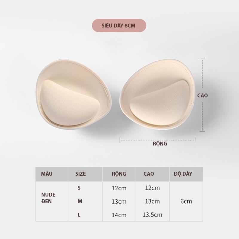 Product Introduction of Cặp Đệm Ngực Mút Lót Áo Tập Thể Thao Cao Su Thiên Thiên ML01 Siêu Mềm Mại Bền Bỉ Giữ Dáng Bra 3