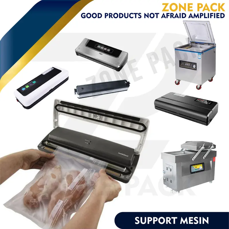 [100 PCS] Plastik Vacuum Sealer Embossed  I Plastik Vakum Makanan I Vacuum Embossed 3