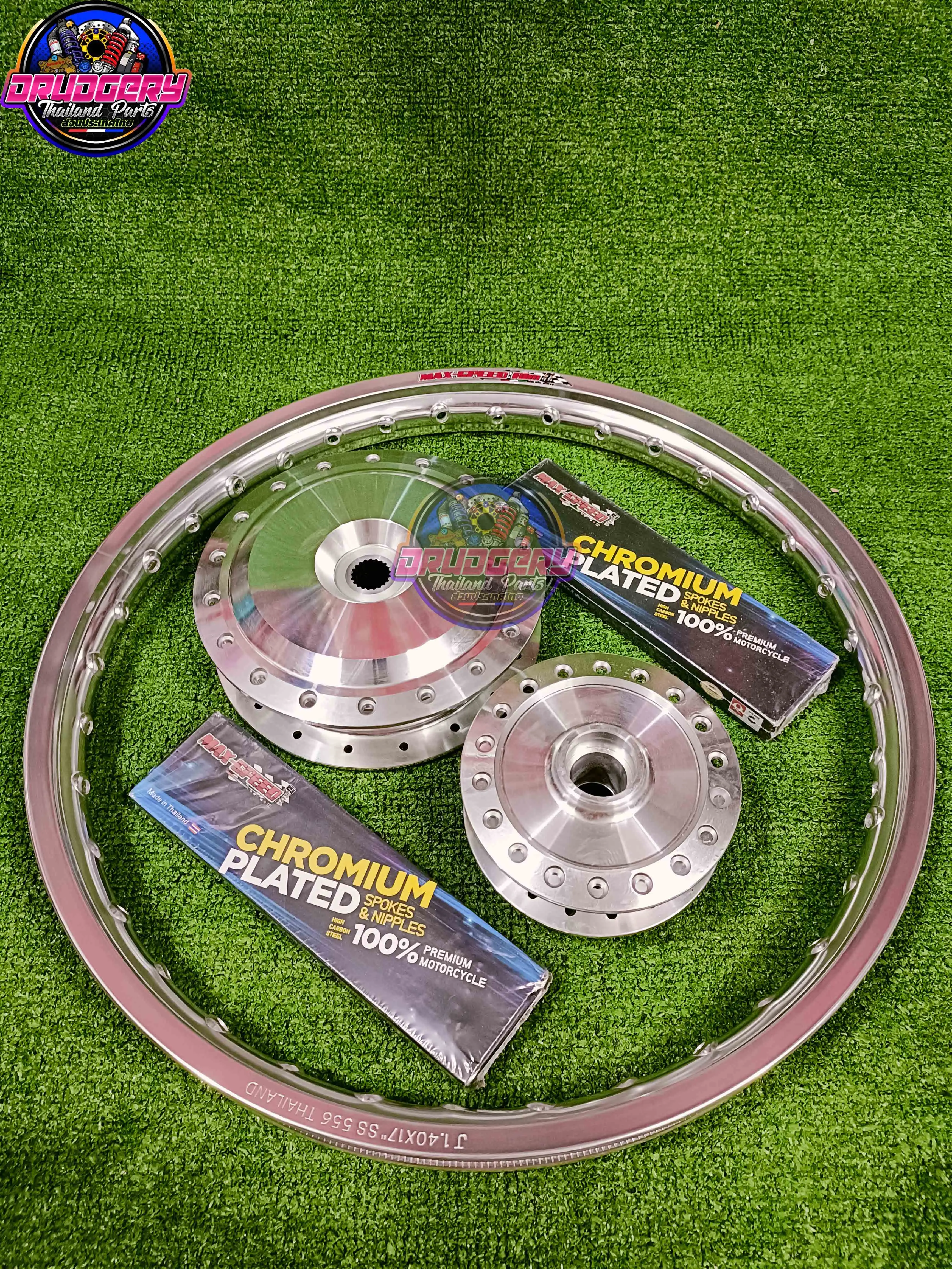 HONDA CLICK 125 / CLICK 150 RIM SET THAILAND CONCEPT CHROME HUB ...