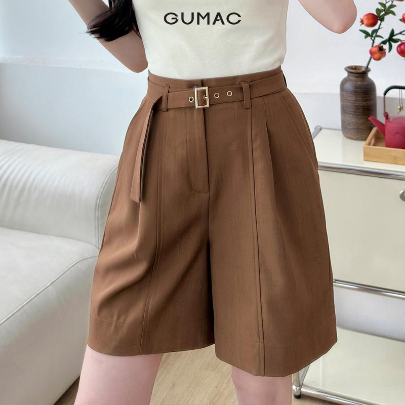 GUMAC - Quần ngắn rã dọc SHE12021 Nữ  Women 7