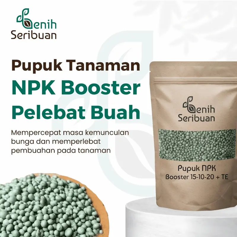 Pupuk NPK Booster 15-10-20 + TE 200gr & 500gr 0