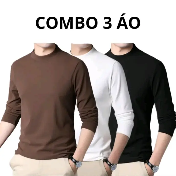 Combo 3 Áo giữ nhiệt Lót Nỉ Thu Đông Nam Nữ Ấm Áp Co Giãn 4 Chiều Trẻ Trung Thanh Lịch Lên Form