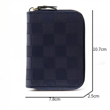 Chủ thẻ, Chống khử từ, Nhiều khe cắm thẻ, Dung lượng lớn, Unisex, Giấy phép lái xe ID, Hộp đựng thẻ ngân hàng, Ví có dây kéo nhỏ gọn 8