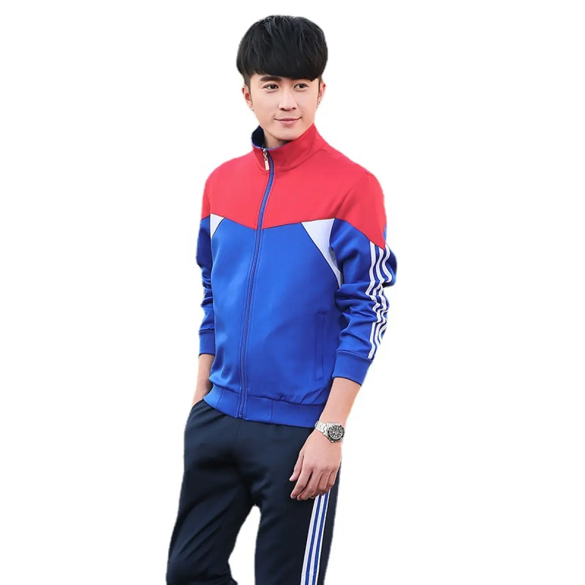Middle School Student Uniform Set High School Student Junior High School Class Uniform Jacket Loose Long Sleeve Sportswear Spring Autumn Outfit Clothing Menswear Suits Lingerie Man Motocross Formal