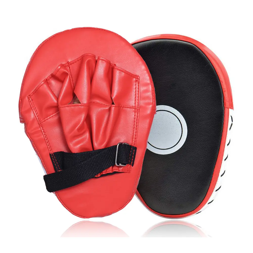 Arc-shaped Boxing Mitt for Muay Thai MMA Sparring Training Punching Target Hand Pad #312860