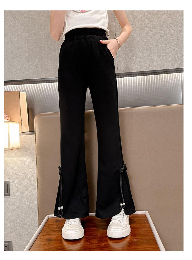 Product Introduction of Quần Dài Ống Loe Phong Cách Phương Tây, Cho Bé Gái, Hàng Mới Về Mùa Hè 2024, Quần Legging Trẻ Em Dễ Phối Đồ Thích Hợp Cho Trẻ Em Trung Bình Và Lớn, Ôm Sát Và Mỏng, Quần Dài 16
