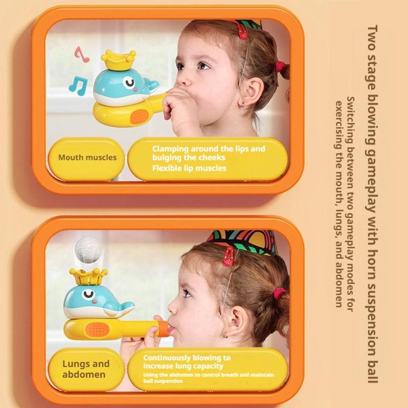 Product Introduction of Suspended Ball Game Blowing Ball Exercise Oral Muscle Breath Baby Trumpet Whistle Children's Toys Wholesale 27