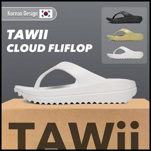 【Tawii】 Cloud Flip Flops Slippers for Women Korean Flip Flop Bottomed Slippers Soft Walking Shoes Girl Footwear Summer Sandal Fashion