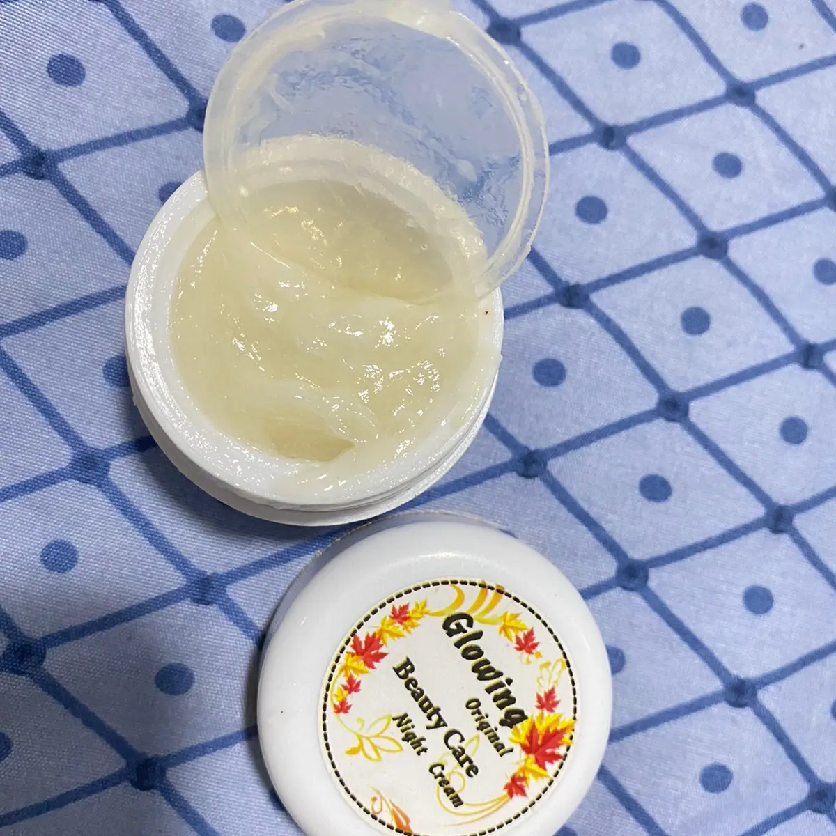 CREAM GLOWING ORIGINAL BOTOL PUTIH MALAM AJA Pelembab Wajah