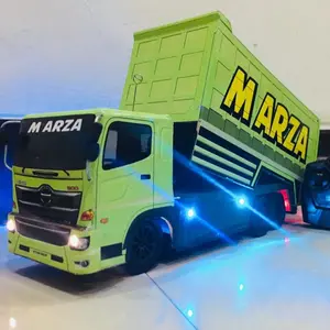 Truk Dump Murah Meriah  Remot Anak Mainan Miniatur Control Perkembangan Anak Red