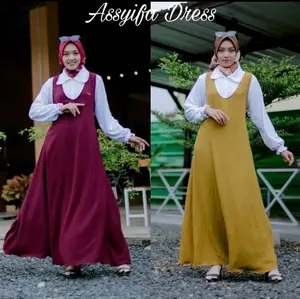 Assyifa dress Crincle Airflow terbaru 2023