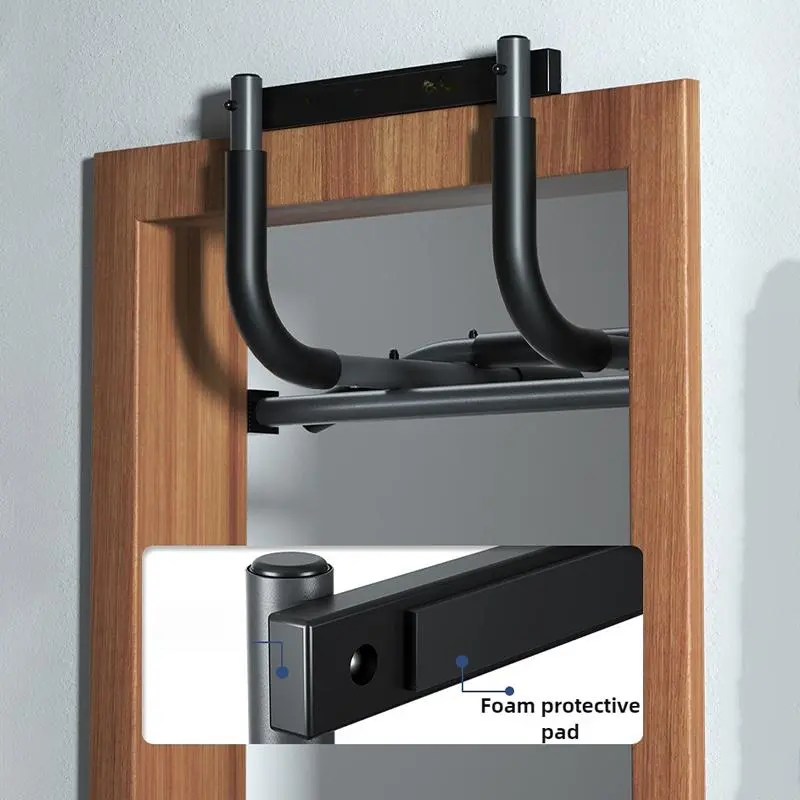 Door Frame Pull Up Bar, Portable Pull Up Bar, Multipurpose Home Gym Fitness Bar, Indoor Strength Training Upper Body Exercise Bar, Calisthenics Equipment 3