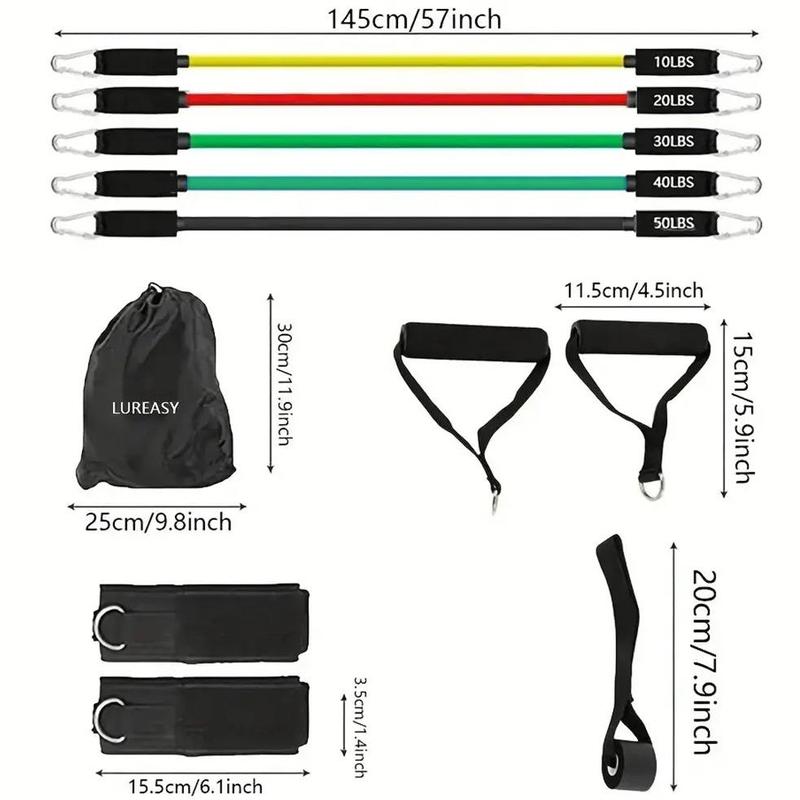 Resistance Band Set, 11pcs Straps With Elastic Band, Sports Straps For Leg Training, Kicking Legs And Hip Training, Fitness Equipments For Home Gym 1