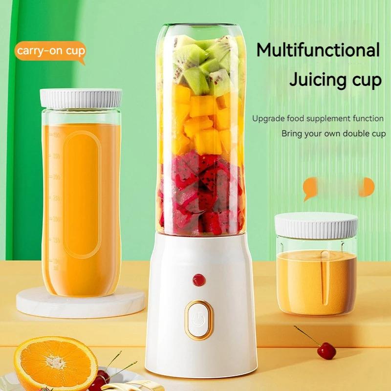 Portable Wireless Blender Electric Fruit Juicer Machine For Orange Ice Crushing 10 Blades Auxiliary Food Machine 1500mA Mixer juiceblender fruit blender 0