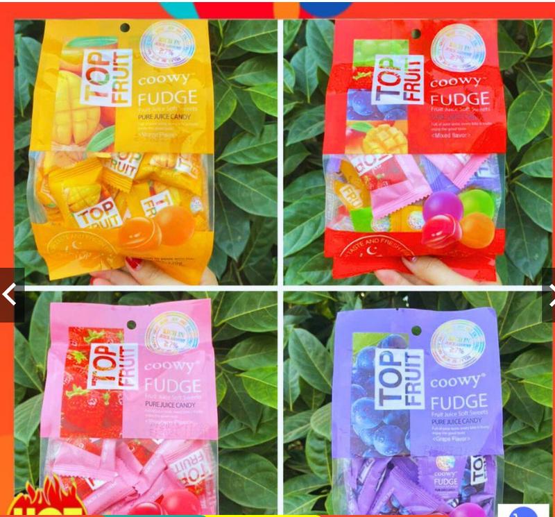 DATE 12/2025 Kẹo Dẻo Trái Cây TOP FRUIT COOWY Hồng Kông - 280gr