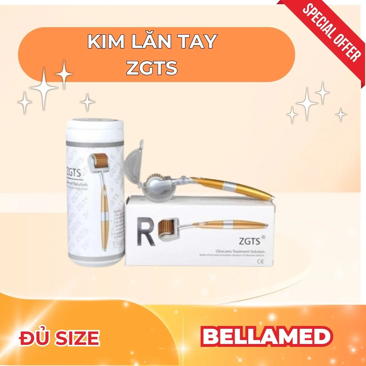 Kim lăn tay dùng để chăm sóc da mặt, lăn mọc tóc