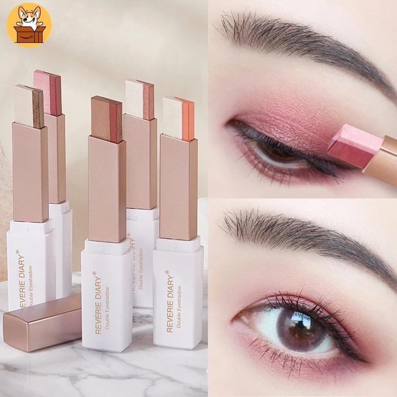  Bút Chì Phấn Mắt Hai Tông Màu Gradient Không Thấm Nước Và Chống Mồ Hôi Trang Điểm Lâu Trôi Am-az 