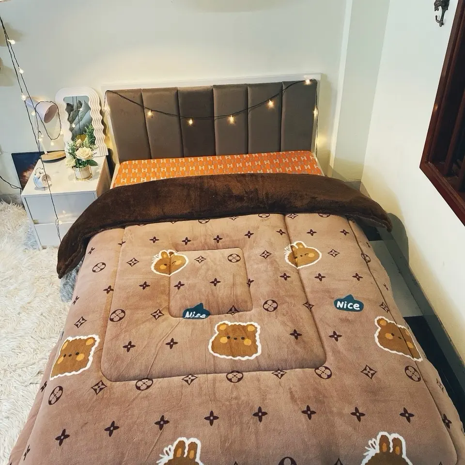 Chăn Yuki Đại hàn lông thỏ kích thước 2mx2m2 nặng 3,5-4kg chăn  lông chăn  trần chăncoco chan  long coco