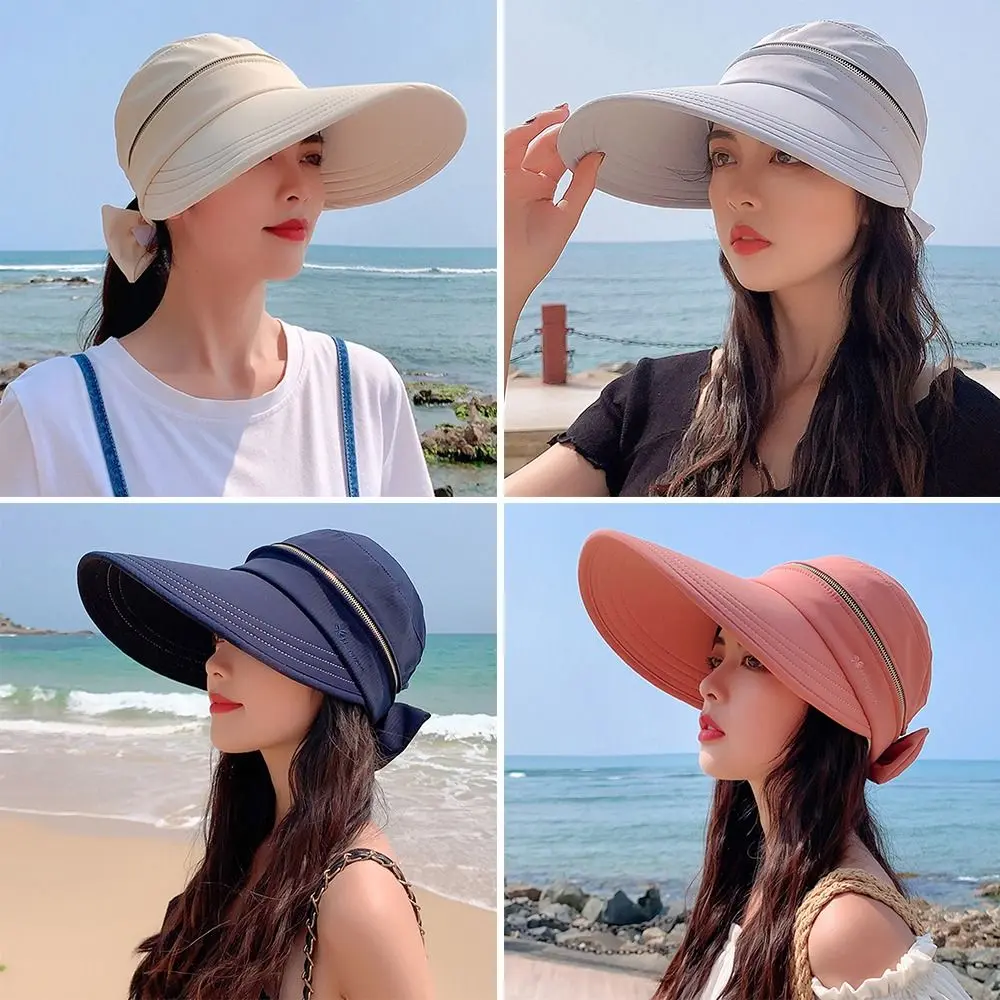 Mũ Rộng Vành Có Thể Gập Lại Mùa Hè, Phong Cách Thường Ngày Mũ Rỗng Trên Cùng Mũ Chống Nắng Mũ Panama Mũ Bucket