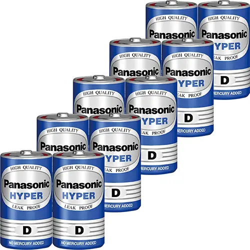 Vỉ Pin than Đại D Panasonic Hyper 1.5V R20UT/2S-V (2 viên/10 viên) - Hàng chính hãng 2