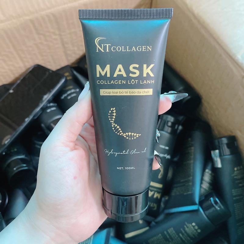 Mask Lột Men Lạnh NT Colagen ( Chính Hãng ) Hỗ Trợ Sáng Da Mềm Da Xài cho Mặt và Body Làm Đẹp Da 100ML