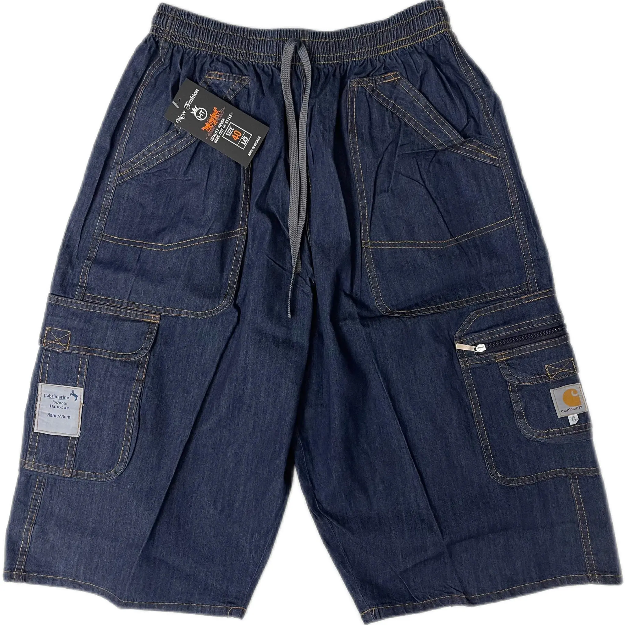 QUẦN SHORT JEAN NAM LƯNG THUN HT07, CÓ 2 MÀU CƠ BẢN, CHẤT VẢI MỀM, KHÔNG RA MÀU, KHÔNG XÙ LÔNG, FORM RỘNG CÓ TÚI HỘP Menswear Pants quần drama