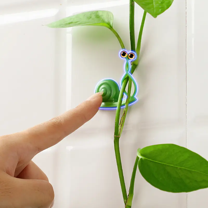 Fixer, green plant climbing clip, non-marking card, no damage to the wall hook, strong sticky vine climbing pole