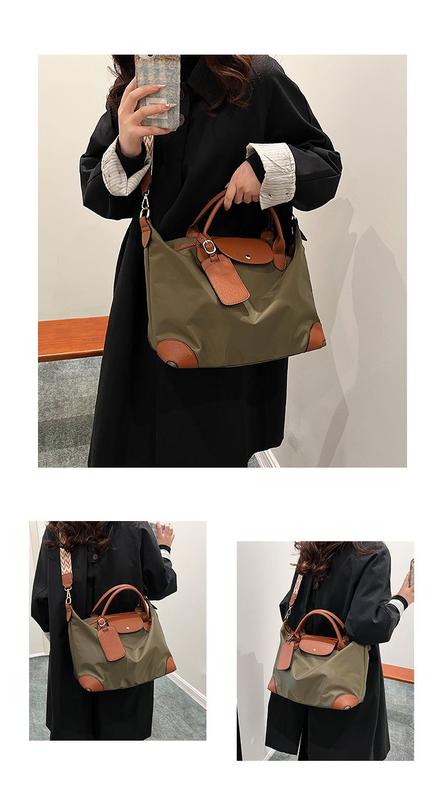 Product Introduction of Nylon Cloth Large Capacity Portable Tote Bag 2025 Spring and Summer New Shoulder Gym Bag Lightweight Commuter Crossbody Bag 5