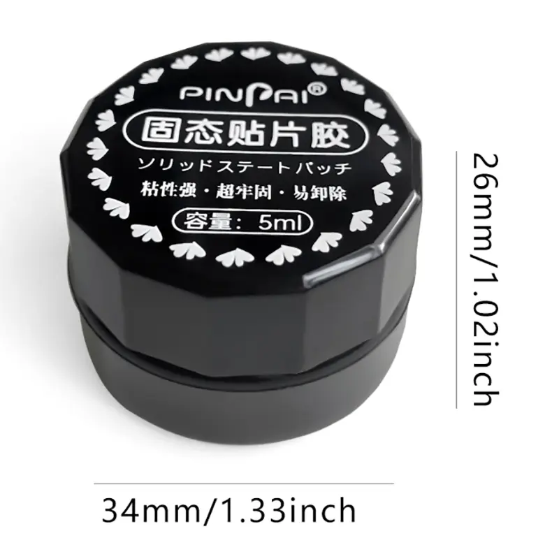 Bộ Gel Keo, Cho Móng Tay Gương Và Phấn, Với Cọ Lót Móng Tay, Gel Keo Dính Trong Suốt UV LED 5