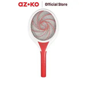 AZKO Apa Raket Nyamuk Swatter - Merah Pengusir Serangga Raket Pembasmi Nyamuk Elektrik Insect Killer