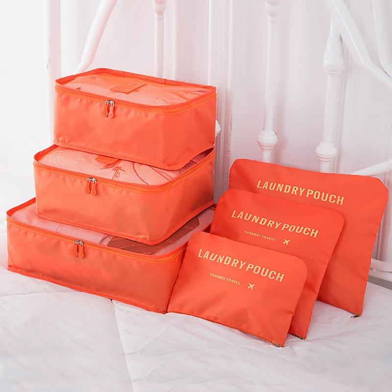 Product Introduction of 6Pcs/Set Travel Organizer Storage Bag Set Clothes Organizer Bags Pouch Suitcase Home Closet Bags for Storage 11
