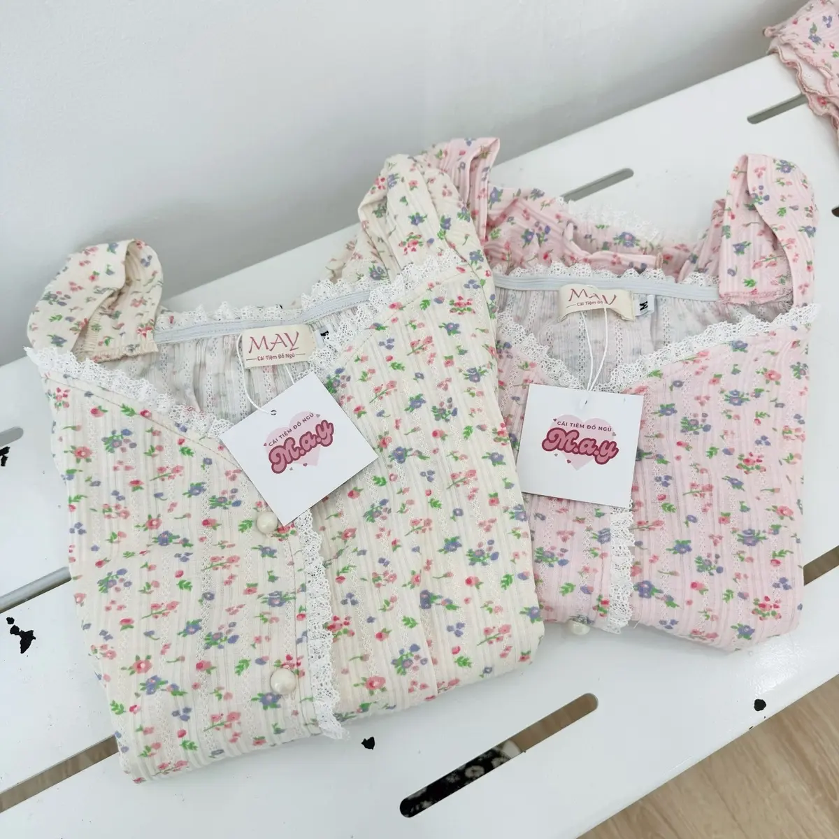 M06 đồ bộ mặc nhà nữ dễ thương chất cotton gân thoáng mát dễ chịu, đồ ngủ xinh cho nữ