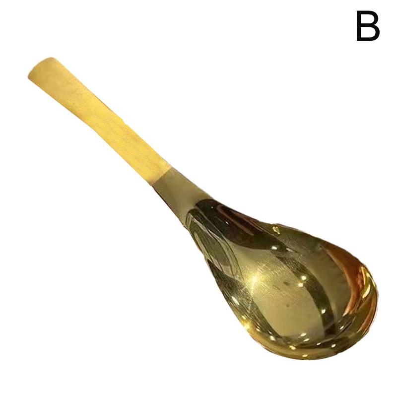 Product Introduction of New Korean Stainless Steel Thickening Spoon Creative Long Handle Hotel Hot Pot Spoon Soup Ladle Home Kitchen Essential Tools 10