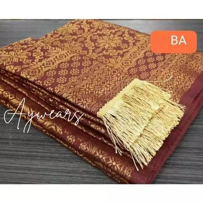 Aywears-(HARGA TERPISAH)Rok songket dan slendang songket/ Songket palembang/ Rok lilit Kebayasongket/ Slendang premium Benang Aywears-(HARGA TERPISAH)Rok songket dan slendang songket/ Songket palembang/ Rok lilit Kebayasongket/ Slendang premium Benang