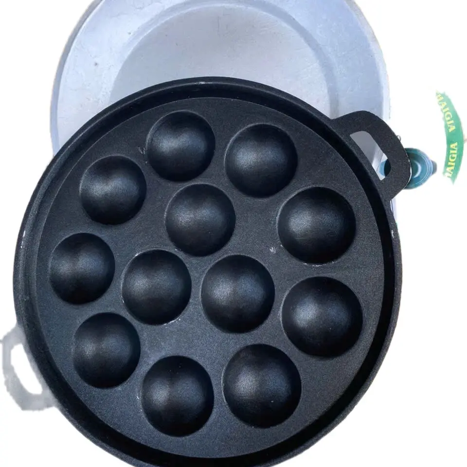 Khách hỏi khuôn bánh khọt 12 lỗ Giống quán đúc lắm nha
