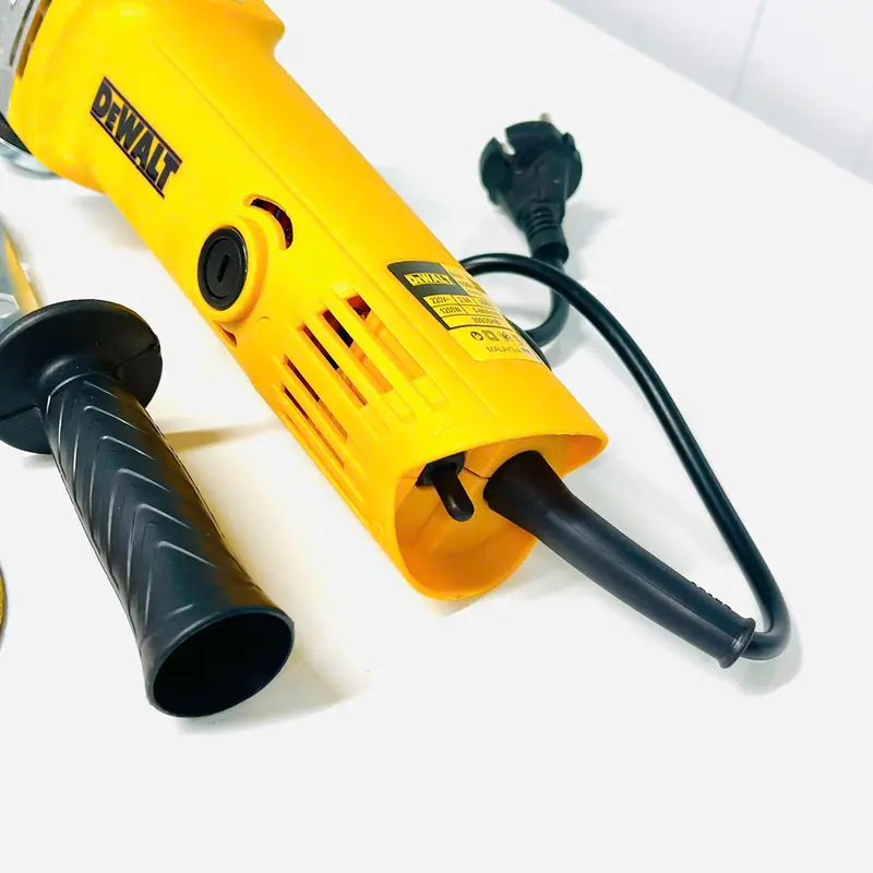 Máy Cắt Mài Điện Cầm Tay 1200W Công Tắc Đuôi Lõi Đồng 100mm + Tặng Kèm 2 Viên Đá Cắt 3