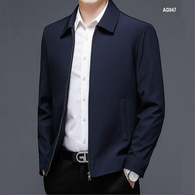 Áo khoác nam trung niên ZENTOMAN công sở hàng hiệu không nhăn, quà tặng ý nghĩa