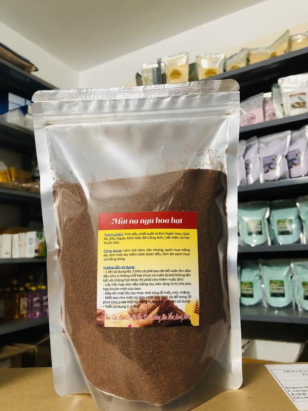 1kg hạt ngũ hoa bé đắp mặt nạ nguyên chất, hạt đinh lịch handmade Skincare Nữ