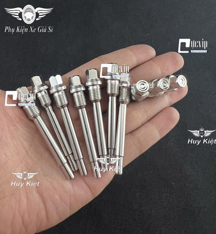 Ốc Xỏ (Chốt Giữ) Bố Thắng Salaya Inox 304 Gắn Heo Honda Zin, Heo Nissin Thái Piston 1 Pis, 2 Pis (Giá 1 Con) MS6512