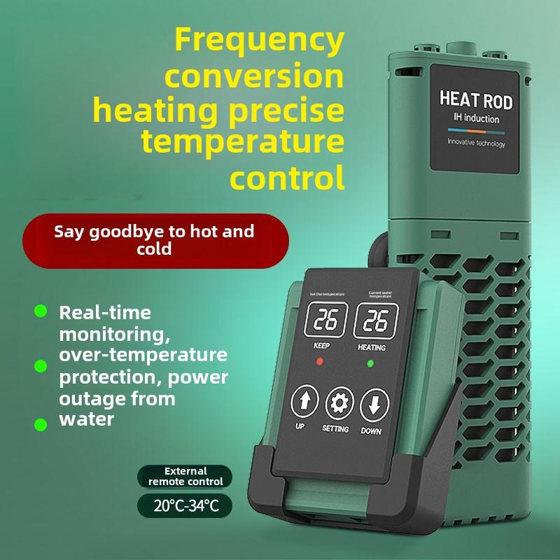 Product Introduction of Fish Tank Heater Rod Automatic Thermostat Heater PTC Variable Frequency Energy-saving Small Heating Rod Intelligent Temperature Control Equipment 0