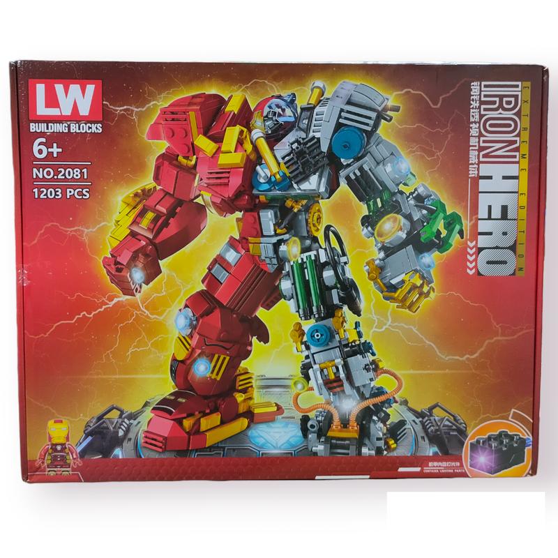 MAINAN ANAK EDUKATIF/BRICK/BONGKAR PASANG SUPERHERO IRONMAN EXTREMER LW2081A 3