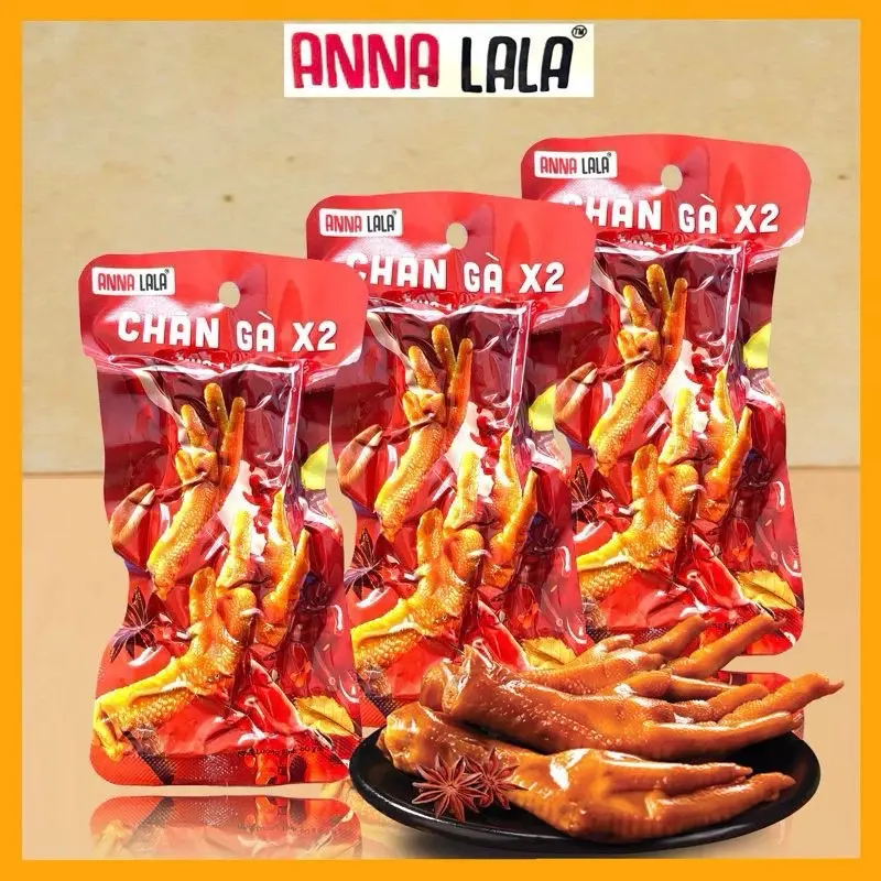 1 Bịch 20 Chân Gà Đôi Anna Lala Mua 1 Được 2  Snack Food Ăn Vặt Thức Ăn Snack Food Ăn Vặt Thức Ăn