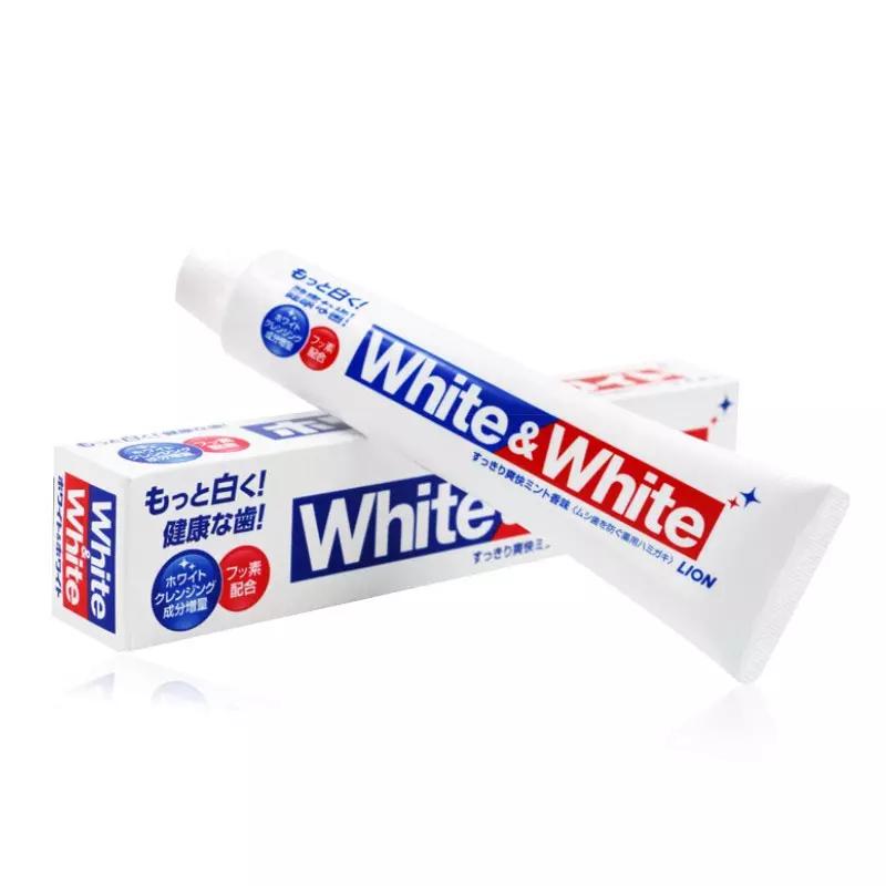 Product Introduction of Kem đánh răng White & White Lion Nhật Bản tuýp 150g Trắng Răng tay  trang 5