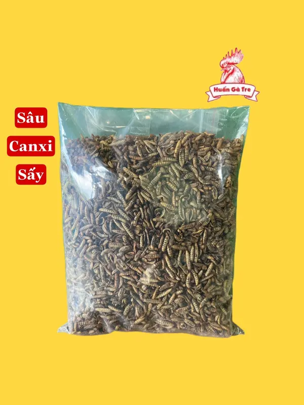 SÂU CANXI SẤY THỨC ĂN CHO GÀ, CHIM, THÚ CƯNG 3