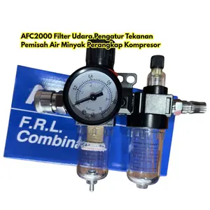 AFC2000 Filter Udara Udara Airbrush Minyak Air Filter Tekanan Perangkap BR334 Pemisah Kompresor Pengatur Compressor